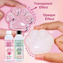 1:1 AB Squishy Resin Gel Soft Liquid Squishy Silicon Rubber Making DIY Decompression, Gift Squeezing, Transparent Watery Pinch Squishy Gel, Casting Machines - Transparent - View 5