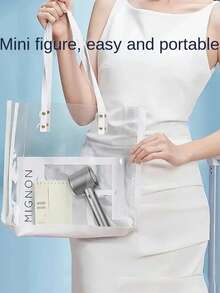 1 件 USB 可充电手持迷你风扇，120 档可调速度，数字显示，强劲涡轮风，适合家庭、学习、办公室、家务、户外、海滩、日常使用