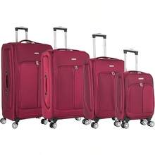 29 Large Suitcase Super Lightweight Luggage Expandable 4 Wheels Spinner Soft Shell Check In Luggage For 23kg - Red - View 2