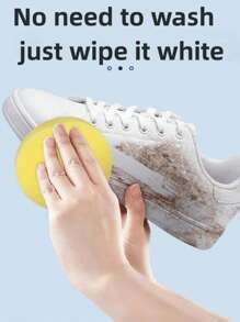 Multi-Functional White Shoe Cleaner, Whitening, Stain & Yellowing Removal, Waterless Cleaning, Suitable For Leather And Sneakers(Random Color)