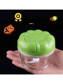 One-Touch Garlic Paste Maker - Manual Press Crusher With Quick-Release Design, Rustproof Stainless Steel Kitchen Tool For Effortless Cooking (1PC)