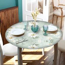 1/24PCS Stretch Tablecloths In Various Styles, Available In Multiple Sizes In Both Square And Round Shapes. Made Of Milk Silk Material, They Are Suitable For The Spring And Summer Seasons. These Tablecloths Serve As Decorative Items For Kitchens, Dining Rooms, And Courtyards, And Can Be Used To Adorn Dining Tables Of Different Sizes. They Are Perfect For Family Gatherings And Outdoor Picnics.