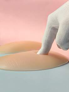 2pcs Thin 1CM Thickness Silicone Buttocks Pad With Adhesive, Invisible Hip Enhancer Pads, Natural Buttock Lifter