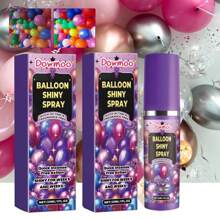 30ml Balloon Glossy Spray, It Enhances The Ambiance Of Balloons And Has A Long-Lasting Effect, Creating A High-Gloss Textured Spray. The High-Gloss Balloon Spray Enhances The Sheen Of Balloons With A Lasting Effect.