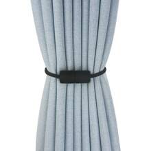 2pcs Strong Magnetic Curtain Tie Backs, Handmade Woven Side Rope Curtain Tiebacks, Unique And Elegant Decorative Curtain Holders, Suitable For Home, Office And Outdoor Windows - Multicolor - View 15