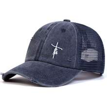 1 件女士十字绣卡车司机帽，街头时尚休闲棒球帽，适合春秋季户外旅行海滩度假 - 彩色 - 查看 5