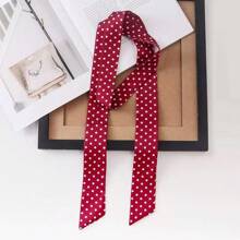 1 Pc Women's Extra Long Scarf Shawl, Fashionable All-Season Versatile Accessory, Can Be Used As Necktie, Headband, Decorative, Vintage Elegant