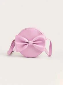 1pc S Bow Decor Cute Crossbody Bag School Bag, School Bag, Luggage,School Bag