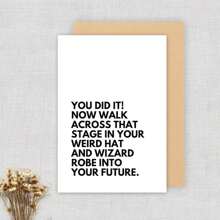 1PC Graduation Card, College Graduates, Inspiring Cards, Graduation Cards And Envelopes, High Quality Paper Products, Graduation Gifts