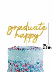 1pc Custom Glitter Cake Topper, Personalised Cake Topper, Any Words Cake Topper, Any Age & Name, Glitter Topper