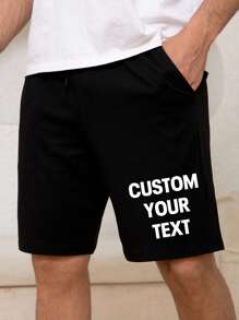 Bedruckte Herrensportshorts mit individualisiertem Text, Geben Sie Ihren Text/Segen/Logo/Lustiges Zitat ein, personalisierte Herrensommersportshorts, Urlaubsgeschenke, Jahrestags-Geschenke, Valentinstag/Geburtstags/Party-Jahrestags/Musik-Festival Bekleidung Individualisierung, Geschenke für ihn, Party-Outfits, Firmenkultur Shirt Individualisierung/Familienfeier Bekleidung Individualisierung/karitative Teamuniformen Individualisierung, Herrensommershorts