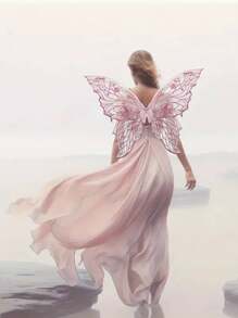 1pc Wings - Cute Polyester Fiber Clothing Accessories, Suitable For Women, Perfect For Role-Playing And Themed Parties, Non-Woven Fabric, No Electricity Required, Role-Playing Clothing Accessories Playful Desig Halloween