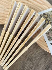 Éventail de mariage en papier blanc personnalisé avec logo, carte d'invitation blanche, éventail en papier classique blanc DIY, Noël, décoratif de haute qualité personnalisé, cadeau idéal pour elle, petit ami, petite amie pour les anniversaires, la Saint-Valentin, la fête des mères, les mariages, le pendaison de crémaillère, la fête des mères, les remises de diplômes, personnalisé, unique, cadeau idéal pour lui, pour les anniversaires, la Saint-Valentin, la fête des mères, les mariages, le pendaison de crémaillère