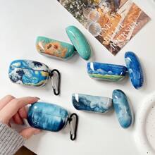 Flower WF-1000XM5 Exclusive Case – Handcrafted Oil Art Designs + Rugged Protection & Detachable Carabiner