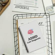 Behandlungsplan und Strategien für Aufmerksamkeitsdefizit-Hyperaktivitätsstörung (ADHS) im Erwachsenenalter - Behandlungsplan Arbeitsblatt, Arbeitsheft zur Bekämpfung von Prokrastination und problemlösungsorientierte Übungen, Schulmaterial, Schulanfang