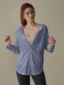 High-End Yoga Jacket For Women, Summer Running Top, Professional Fitness Outwear, Sunscreen Running Coat