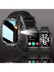 MixtataDi Smart Watch,Wireless Calling /Dial, Various APP Reminders,Suitable For Men And Women,Sports Watches,Information Reminder,For IOS/Andriod - màu đen - Xem 8