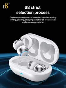 D8 Wireless Open Ear Headphone,Featuring C3 Clear Calling,Secure Earhook Sport Design, 5.4 Sport Earbuds With Earhooks For Long Time Playback With, Dual Mic Clear Call Sweat-Proof For Running Workout,Designed For Sports: Sport Headphones To Keep You Motivated,Compatible With Including Smartphones, Ipad, Laptop, Smartwatches, Etc.