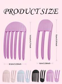 Hair Volume Clip For Fluffy Bangs Wind Shaping Styling Comb For Men And Women No Crease Hair Lifting Clips For A Puffy Lazy Hairstyle Volumizing Root Lifting Comb Mother's Day Gift For Mom Gift For Mother Expandable