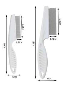 Redreo Flea Comb For Dogs And Cats, Professional Dog Combs Pet Comb For Removing Fleas, Lice Comb, Dust Comb With Rounded Metal Tines For Gentle Care - Multicolor - View 4
