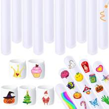 24/12pcs-White Slap Bracelets, DIY Slap Bracelets For Blank Slap Bracelets Bulk Craft Painting Vinyl Wristband For Bracelets Bulk, Snap Bracelet, Birthday Supplies, DIY Craft, Party Supplies Favors, Classroom Prizes, Exchanging Gifts, Party Favors, Back ToSchool, Halloween, Christmas