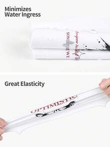 COPOZZ Gorro de natación para Adultos, de Silicona, Impermeable, cómodo, para Cabello Largo y Corto - Mariposa - Ver 5