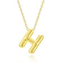 Fashionable Gold Copper A-Z 26 Letter Hanging Necklace, Charming Women's Jewelry