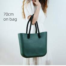 新款 1 對長短款 Obag 繩編手柄 肩背腋下背帶 O Bag 配件帶子 經典 Mini 手提包肩帶 - 彩色 - 查看 9