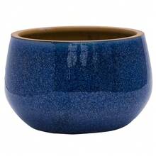 Pottery 12" Toramina Spekcled Ceramic Planter, Teal   A Housewarming, Hostess, Or Birthday Gift - 1 - View 3