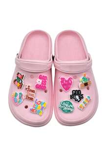 31 pièces Éléments de la Bible Charms pour chaussures, sabots, sandales, décoration ; Charms mignons pour boucles de chaussures, accessoires de sabots pour enfants, filles, garçons, cadeaux de fête, cadeaux, fête des mères, Halloween