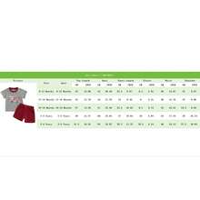 Toddler Boys' Summer 2-Piece Set - Striped Fire Engine T-Shirt  Elastic Waist Shorts - Red - View 2