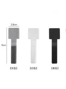 1 件粘性线缆整理器，带钩环，耐热且可重复使用，适用于智能手机、笔记本电脑和家用电器的电线管理，非常适合家庭、办公室、父亲节礼物