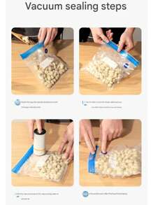 1 Stück tragbare elektrische Vakuumversiegelungsmaschine, effiziente Vakuumkonservierung, Einknopf-Frischversiegelung, Eröffnung einer Ära der langanhaltenden Lebensmittelkonservierung, hochwertiges Küchenhelfer-Geschenk