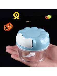 One-Touch Garlic Paste Maker - Manual Press Crusher With Quick-Release Design, Rustproof Stainless Steel Kitchen Tool For Effortless Cooking (1PC)