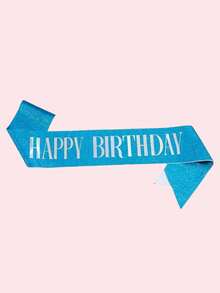 1 件，‘生日快乐’ 绶带，男女皆宜，生日快乐绶带，亮粉色、白色、玫瑰金色、黑色，带彩虹箔绶带，适合 16 岁、18 岁、21 岁、30 岁、40 岁、50 岁、60 岁、70 岁、80 岁、90 岁生日绶带礼物或任何生日派对，适合任何年龄段 - 彩色 - 查看 5