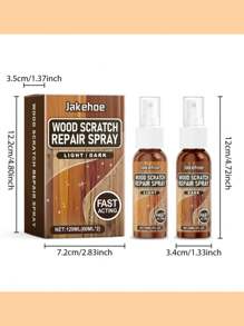 120ml Floor Refinishing And Repair Agent, Furniture And Floor Scratch Repair Spray Paint Refinisher And Glosser