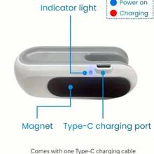 Portable Snack Sealing Machine, Manual Plastic Bag Sealer, USB Chargeable, 150mAh Lithium Battery, Compact Kitchen Food Service Equipment