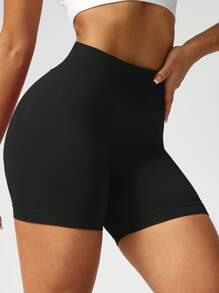 NcmRyu 2 Stück Damen Einfarbige vielseitige nahtlose Taillenhose mit Bauchkontrolle und Lifting Sport Leggings & Shorts