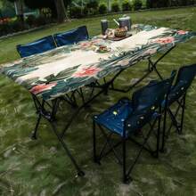 1/24 PIEZAS Manteles elásticos en varios estilos, disponibles en múltiples tamaños tanto cuadrados como redondos. Hechos de material de seda de leche, son adecuados para las temporadas de primavera y verano. Estos manteles sirven como artículos decorativos para cocinas, comedores y patios, y se pueden usar para adornar mesas de comedor de diferentes tamaños. Son perfectos para reuniones familiares y picnics al aire libre.