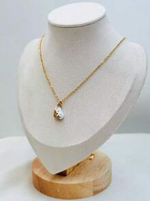 1pc Mini Oil Drop Heart Shaped Necklace, Suitable For Women Outfit In Spring And Summer - 3 Heart Necklace - View 10