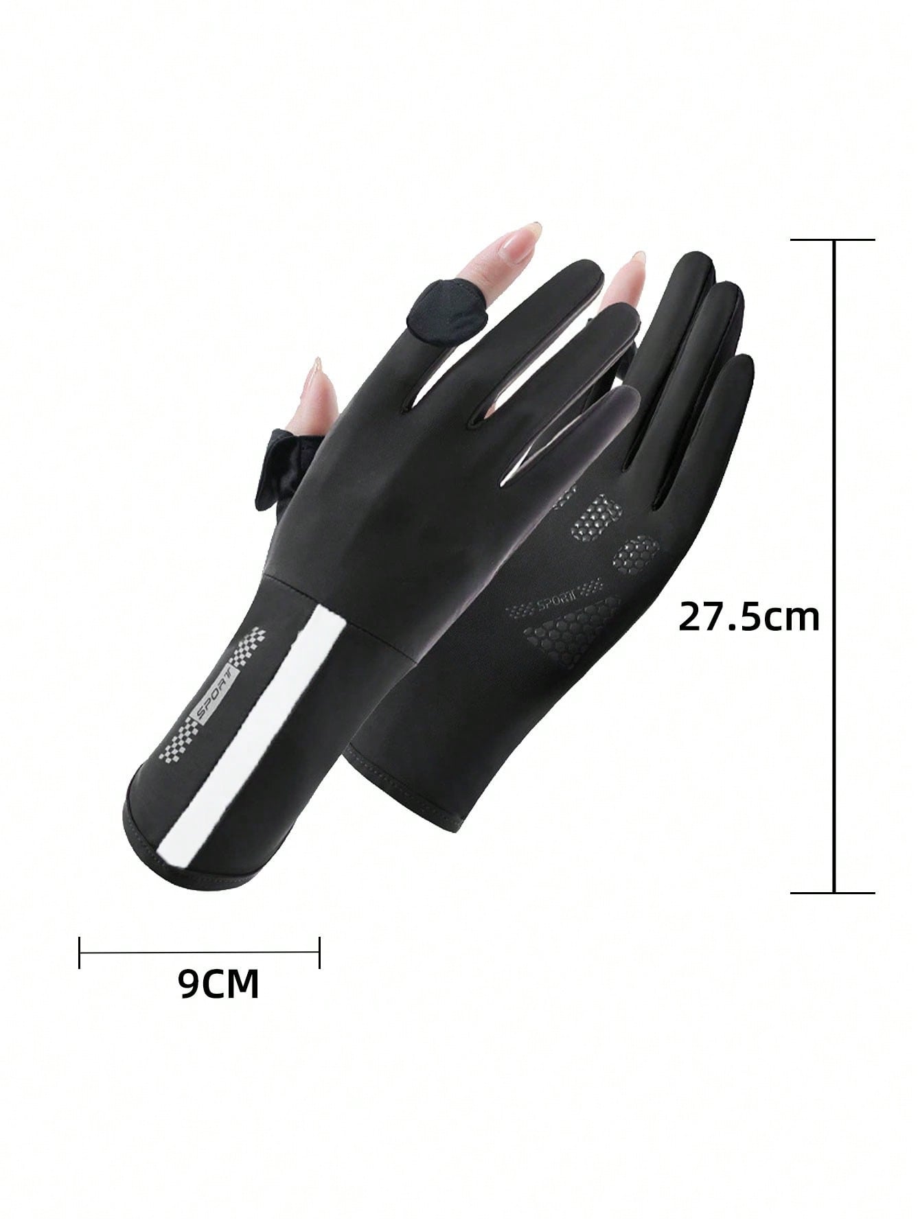 طقم قفازات شمسية للنساء متعددة الألوان وأغراض، قفا...