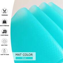 6pcs Waterproof Refrigerator Liner, Rectangle Moisture-Proof Pad, Washable Fridge Mat, Placemat For Home Little Daisy And Lemon Pattern(Blue) ,Dehumidifier For Home