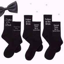 1 Paar schwarze Socken, Hochzeitsgeschenke, Hochzeitsdekoration, Vatertags-Dekorationen und -Geschenke