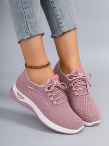 STEPREACH 秋冬女士休闲运动鞋，舒适透气，轻便时尚，女士运动鞋 - 粉色 - 查看 3