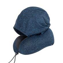 Travel Neck Pillow, Upgraded Airplane Travel Neck Pillow 100% Pure Memory Foam Travel Pillow For Flight Headrest Sleep, Portable Airplane Accessories