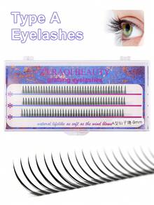 3 Clusters Of Mink A-Type Lashes, Single Cluster Faux Mink Lashes With Wispy Design, Narrow Top And Wide Bottom, Natural And Realistic False Eyelashes, Single Lashes, Cluster Lashes, False Eyelashes - C - View 8