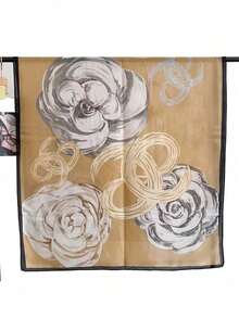 1pc Lightweight Beach/Sunscreen Neck Scarf, Suitable For Summer Vacation - Multicolor - View 9