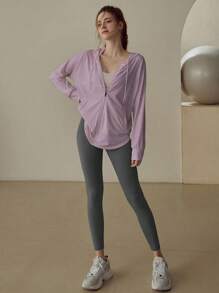 Women's High-End Summer Yoga Top, Professional Running Jacket, Breathable Sportswear