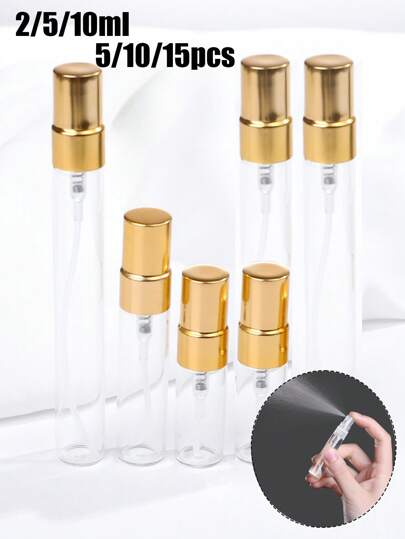 زجاجة رذاذ قابلة لإعادة التعبئة بسعة 30 مل للعطور وغسول اليدين والمستحضرات التجميلية - مع غطاء واقي مرفق