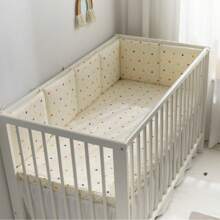 Compañero perfecto para la cuna del bebé - Seis piezas que cubren todo el perímetro de la cama, brindando una protección completa y un cuidado cómodo para el sueño del bebé
